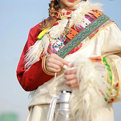 9 м плоские полиэстеровые ленты в этническом стиле SRIB-WH0011-101A