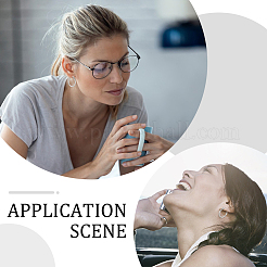 20 пара серег-колец из нержавеющей стали 201 STAS-UN0022-38