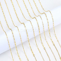 10 collar de cadena con clip de acero inoxidable 201 para mujer&nbsp;NJEW-SZ0001-71