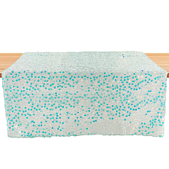 Chemins de table à paillettes en polyester&nbsp;AJEW-WH20080-48C