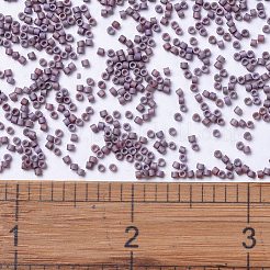 MIYUKIデリカビーズ  シリンダー  日本製シードビーズ  11/0  (db1066) マットメタリックヘザーゴールドアイリス  1.3x1.6mm  穴：0.8mm  約2000PCS /ボトル  10 G /ボトル&nbsp;SEED-JP0008-DB1066