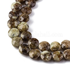 Естественный зеленый гранат бисер нитей G-C179-A32-03