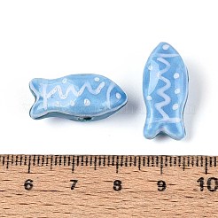 Porcellana fatti a mano perline di ceramica&nbsp;PORC-T133-28G