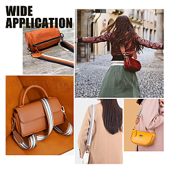 Регулируемый нейлоновый ремешок для сумки в полоску&nbsp;FIND-WH0092-40B