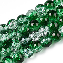 Выпечки окрашенные нити шарик хруст стекла&nbsp;CCG-S001-8mm-19