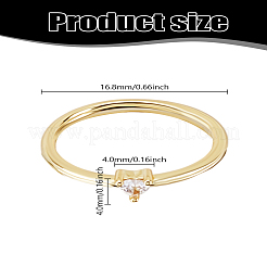 1 шт. латунные кольца&nbsp;RJEW-LP0003-53