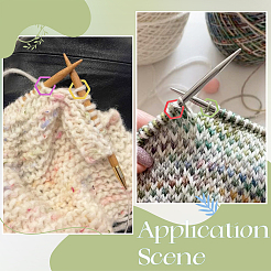 100 шт. 5 цвета краски для выпечки утюг вязальный инструмент DIY-SC0030-19