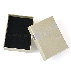 12 шт. подарочные коробки для хранения украшений из бумаги с бантом&nbsp;CBOX-TA0001-14F