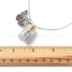 Колье с подвеской в виде бабочки NJEW-FZ00020