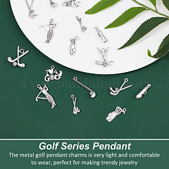 80 шт. 8 подвески из сплава в тибетском стиле в стиле гольфа&nbsp;FIND-AR0001-89