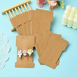 Открытки с заколками для волос из крафт-бумаги DIY-YW0007-32