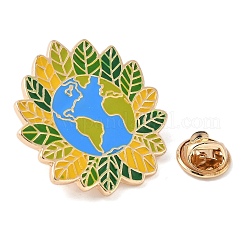 Защитить землю эмалевые булавки&nbsp;LS-JEWB-Z043-04G-01