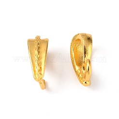 合金ペグベイル  ペンダントピンチベイル  ゴールドカラー  12x5x6mm  穴：3mmと6x3.4mm  ピン：1mm&nbsp;LS-FIND-WH0013-79A