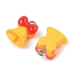Pendentifs en résine opaque sur le thème de noël&nbsp;RESI-S08-01G