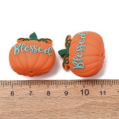 Halloween lebensmittelechte umweltfreundliche Silikon-Focal-Perlen&nbsp;SL-CBAECCD-03B