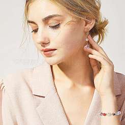 30 шт. 6-х цветные бусины ручной работы из фольги в технике лэмпворк LAMP-FS0001-68