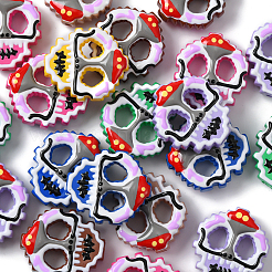 20 шт. Непрозрачные акриловые бусины&nbsp;OACR-CJ0001-57