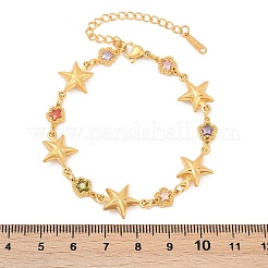 Браслеты из нержавеющей стали 304 для женщин&nbsp;BJEW-U026-02B-G