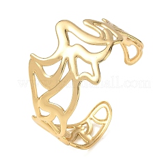 Brazaletes de acero inoxidable 304 para mujer&nbsp;SA-CBAEBCF-01G-A