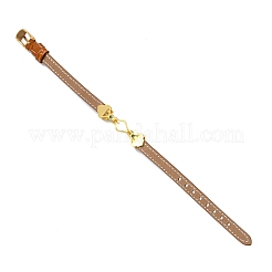 Verstellbare Armbandherstellung aus Rindsleder für Perlen&nbsp;BJEW-P394-05G
