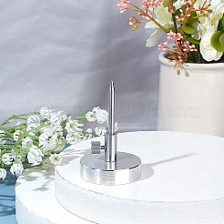 アルミニウムサポート  磁器人形作成ツール  銀  39x51mm  ピン：10mm&nbsp;ALUM-WH0164-81