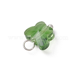 7 шт. стеклянные подвески-бабочки PALLOY-JF03227-02