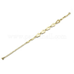 Браслеты из сплава с гальваническим покрытием BJEW-T012-011-RS