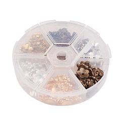 Тибетском стиле сплав шарик крышки&nbsp;PALLOY-JP0001-01