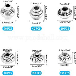 In lega di zinco spacer perline&nbsp;PALLOY-NB0001-93AS-FF