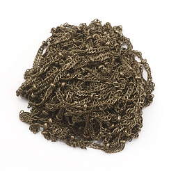 Chaînes de câbles en fer recouvert de laiton&nbsp;CH-CJC0001-01AB