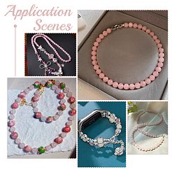 2 нитка натуральный розовый кварц бусины нити&nbsp;G-UN0001-38