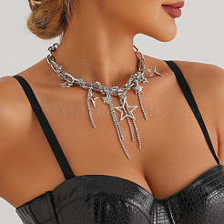Choker-Halsketten aus Legierung&nbsp;WG75C76-01