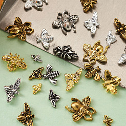 Cabochons en alliage d'abeilles&nbsp;MRMJ-TA0001-16