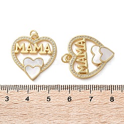 Латунные микро проложить кубического циркония подвески&nbsp;KK-U070-04D-G