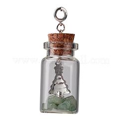 Натуральный зеленый авантюрин из бисера PALLOY-JF00157-02