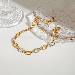 Браслеты-цепочки из нержавеющей стали 304 для женщин BJEW-K279-04GP