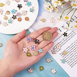 42pcs 21 breloques en émail en alliage d'or de style&nbsp;ENAM-SZ0002-20