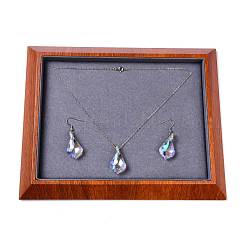 Поднос для демонстрации браслетов ювелирных изделий Pesentation прямоугольника древесины ODIS-P008-19B-01