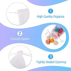 50 шт. мешочки из органзы для хранения ювелирных изделий&nbsp;OP-TA0001-16E