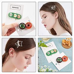 Дисплей картона карточки зажим волос&nbsp;CDIS-CA0001-02