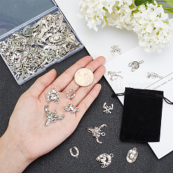 Подвески из сплава в тибетском стиле TIBEP-PH0001-28