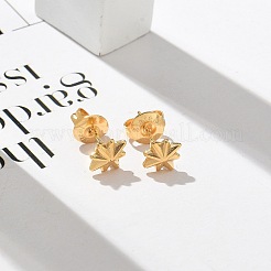 Серьги-гвоздики из нержавеющей стали 304 для женщин&nbsp;STAS-Z117-17G-01