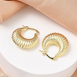 Pendientes de aro de latón para las mujeres&nbsp;KK-CBAD851-42G