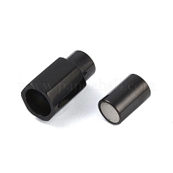 Магнитные застежки из нержавеющей стали 304 с клеевыми концами STAS-K282-01B-EB