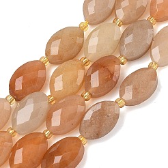 Натуральный красный авантюрин бисер нитей&nbsp;G-A295-A04-01