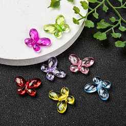 Прозрачные акриловые бусины X-TACR-R13-M