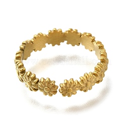 Ионное покрытие (ip) 304 нержавеющая сталь манжеты кольца для женщин RJEW-U017-15G