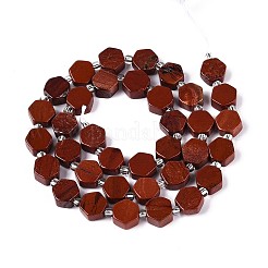 Натуральные красные яшмы бусы пряди G-P534-A19-01