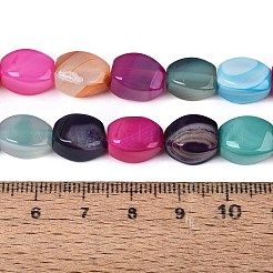 Chapelets de perles d'agate naturelle&nbsp;G-Q604-02A-M01