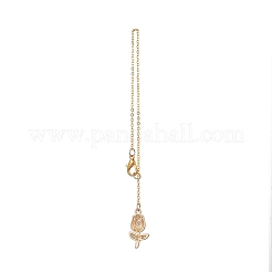 Подвески из сплава тюльпанов AJEW-JO00177